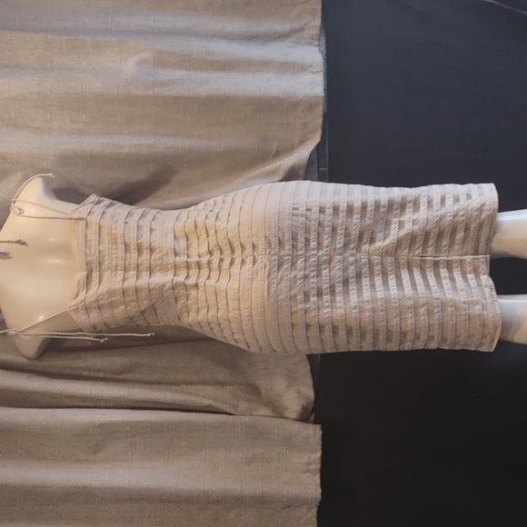 Betsey Johnson 90's Cream Color Dress 8 - Picture 6 of 11